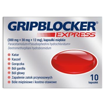 Gripblocker Express, kapsułki miękkie, 10 szt.