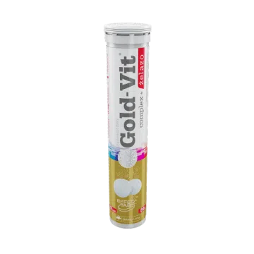 Olimp Gold-Vit Complex + Żelazo, tabletki musujące, smak pomarańczowy, 20 szt.