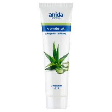Anida, krem do rąk glicerynowo-aloesowy, 100 ml