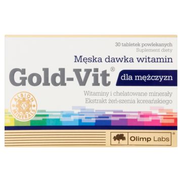 Olimp Gold-Vit dla mężczyzn, tabletki powlekane, 30 szt.