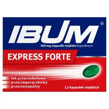 Ibum Express Forte, 400 mg, kapsułki miękkie, 12 szt.