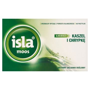 Isla-Moos, pastylki do ssania, 60 szt.