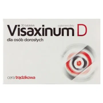 Visaxinum D dla osób dorosłych z cerą trądzikową, tabletki powlekane, 30 szt.