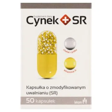 Cynek + SR, kapsułki twarde, 50 szt.