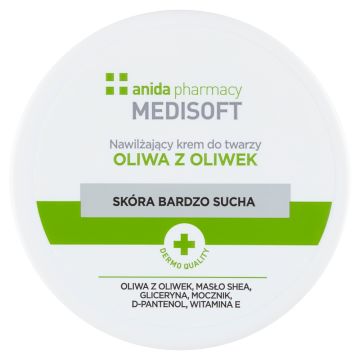 Anida Medi Soft, krem nawilżający oliwa z oliwek, 100 ml