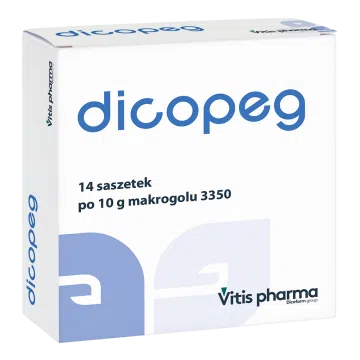 Dicopeg, proszek do sporządzania roztworu doustnego, 10 g, 14 saszetek