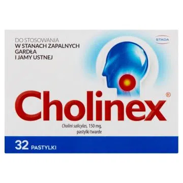 Cholinex, 150 mg, pastylki do ssania, 32 szt.