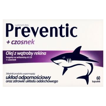 Preventic + czosnek, kapsułki, 60 szt.