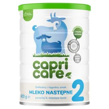 Capricare 2 mleko nastepne, prosz.,na mleku kozim, 400 g