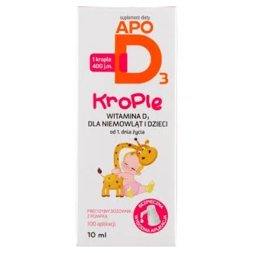 ApoD3 Krople 400 j.m., 10 ml