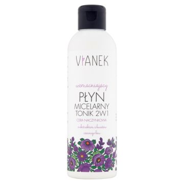 VIANEK Wzmacniający płyn micelarny i tonik 2w1, 200 ml