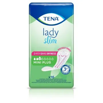TENA Lady Slim Mini Plus, specjalistyczne podpaski, 16 szt.