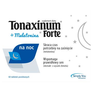 Tonaxinum Forte + Melatonina, tabletki, 60 szt.