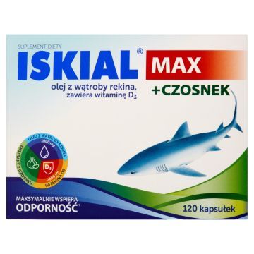 Iskial MAX + Czosnek, kapsułki, 120 szt.
