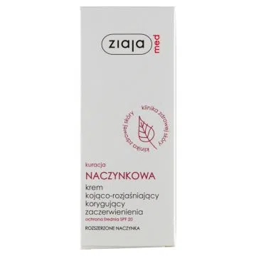 Ziaja Med Naczynkowa, krem korygujący zaczerwienienia, SPF20, 50 ml