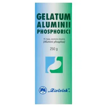Gelatum Aluminii phosphorici, 45mg/g, zawiesina doustna, 250 g