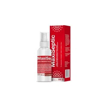 Maxiseptic, 1 mg/ml + 20 mg/ml, aer.na skore,250 ml