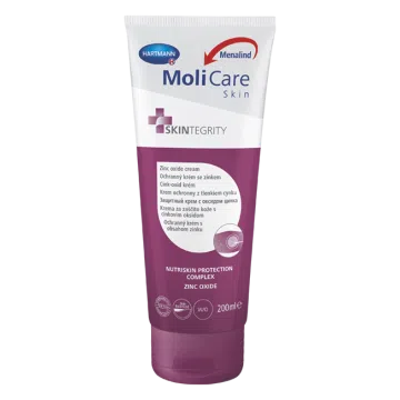 Molicare Skin Zinc Oxide, krem ochronny z tlenkiem cynku, 200 ml