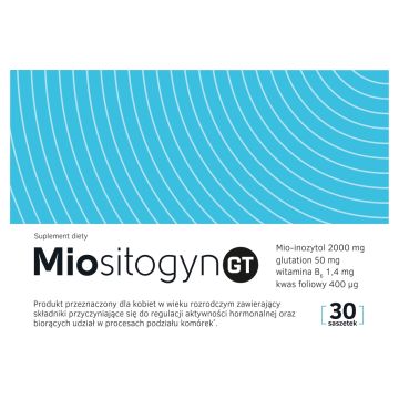 Miositogyn GT, proszek do rozpuszczania w saszetkach, smak pomarańczowy, 30 szt.