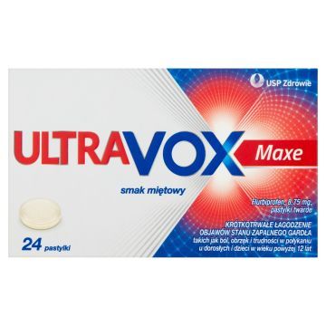 INOVOX Ultra smak miętowy (Ultravox), 8,75 mg, pastylki twarde, 24 szt.