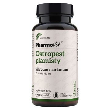 Pharmovit Classic, ostropest plamisty 330 mg, kapsułki, 38,7 g, 90 szt.