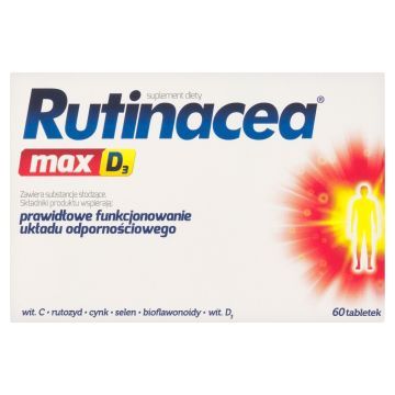 Rutinacea max D3, tabletki, 60 szt.
