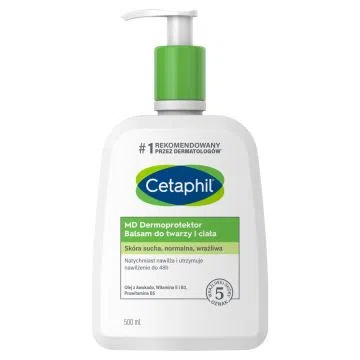 Cetaphil MD Dermoprotektor, balsam nawilżający do twarzy i ciała, 500 ml