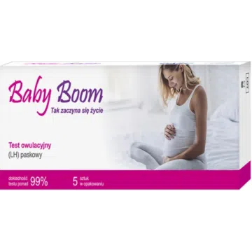 Baby Boom, test, owulacyjny (LH),paskowy, 5 szt