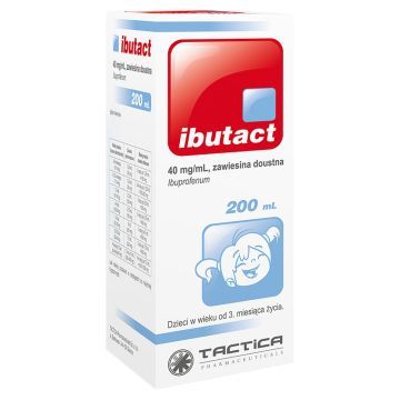 Ibutact, 40 mg/ml, zawiesina doustna, 200 ml (butelka z łyżką miarową)
