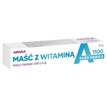 Masc z witamina A, (Amara), 25 g