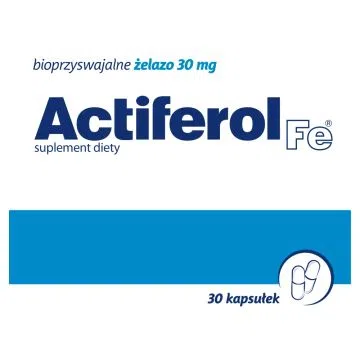 Actiferol Fe, 30 mg, kapsułki otwierane, 30 szt.