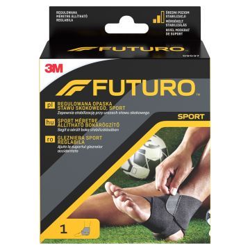 Futuro Sport, opaska stawu skokowego, czarna, regulowana, 1 szt.