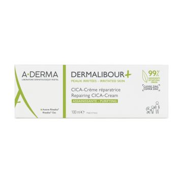 Aderma Dermalibour+ CICA, krem regenerujący do skóry podrażnionej od 1. dnia życia, 100 ml