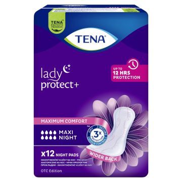 TENA Lady Maxi, night, wkładki, 12 szt.