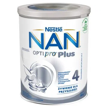 Nestle Nan Optipro Plus 4, produkt na bazie mleka dla małych dzieci, 800 g
