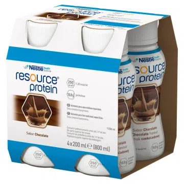 Resource Protein, płyn o smaku czekoladowym, 200 ml, 4 szt.