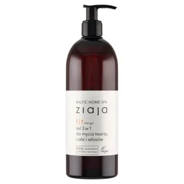 Ziaja Baltic Home SPA FIT, żel 3w1 do mycia ciała, twarzy i włosów, mango, 500 ml