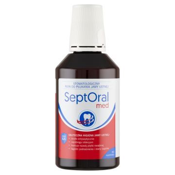 SeptOral med, płyn stomatologiczny do płukania jamy ustnej, 300 ml