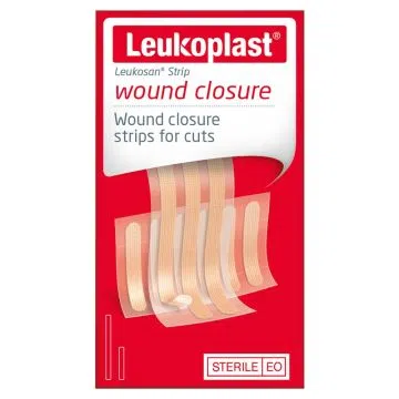 Leukoplast Leucosan Strip, paski do zamykania ran, 9 szt.