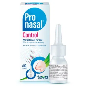 Pronasal Control, 50 mcg/dawkę, aerozol do nosa, 60 dawek