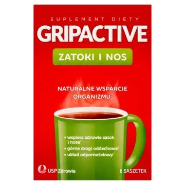 Gripactive Zatoki i Nos, prosz., 6 sasz.