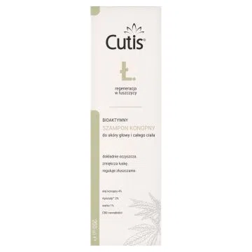 Cutis L, szamp., bioaktywny, konopny+CBD, 200 ml
