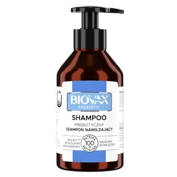 Biovax Prebiotic, prebiotyczny szampon nawilżajacy do wrażliwej skóry głowy, 200 ml