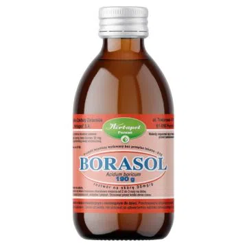 Borasol, 30 mg/g, roztwór na skórę, 190 g
