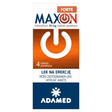 Maxon Forte, 50 mg, tabletki powlekane, 4 szt.