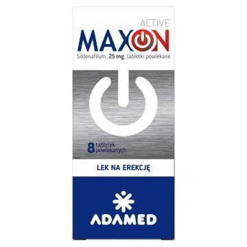 Maxon Active, 25 mg, tabletki powlekane, 8 szt.