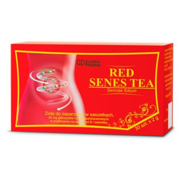 Red Senes Tea (Red-Slim Tea), zioła do zaparzania w saszetkach, 2 g, 30 szt.