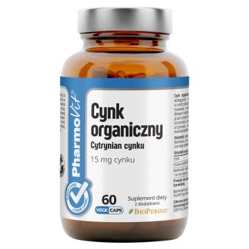 Pharmovit Cynk Cytrynian cynku,15mg,kaps., 60 szt
