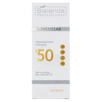 Bielenda Professional SupremeLab, Satynowy krem ochronny SPF50, 50 ml