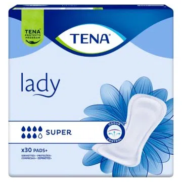 TENA Lady Super, specjalistyczne podpaski, 30 szt.